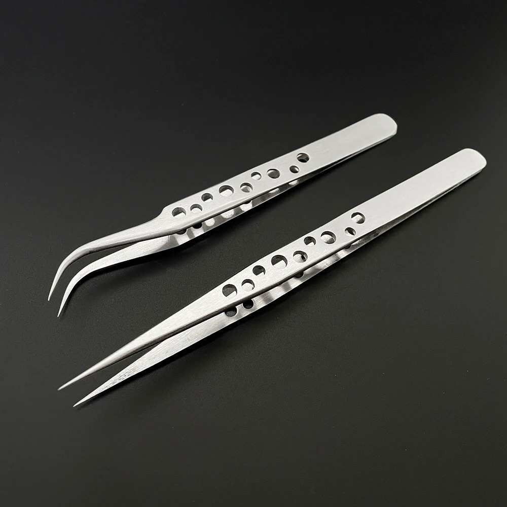 Diy Electronics Tools - Pincettes industrielles électroniques antistatiques, pointe droite