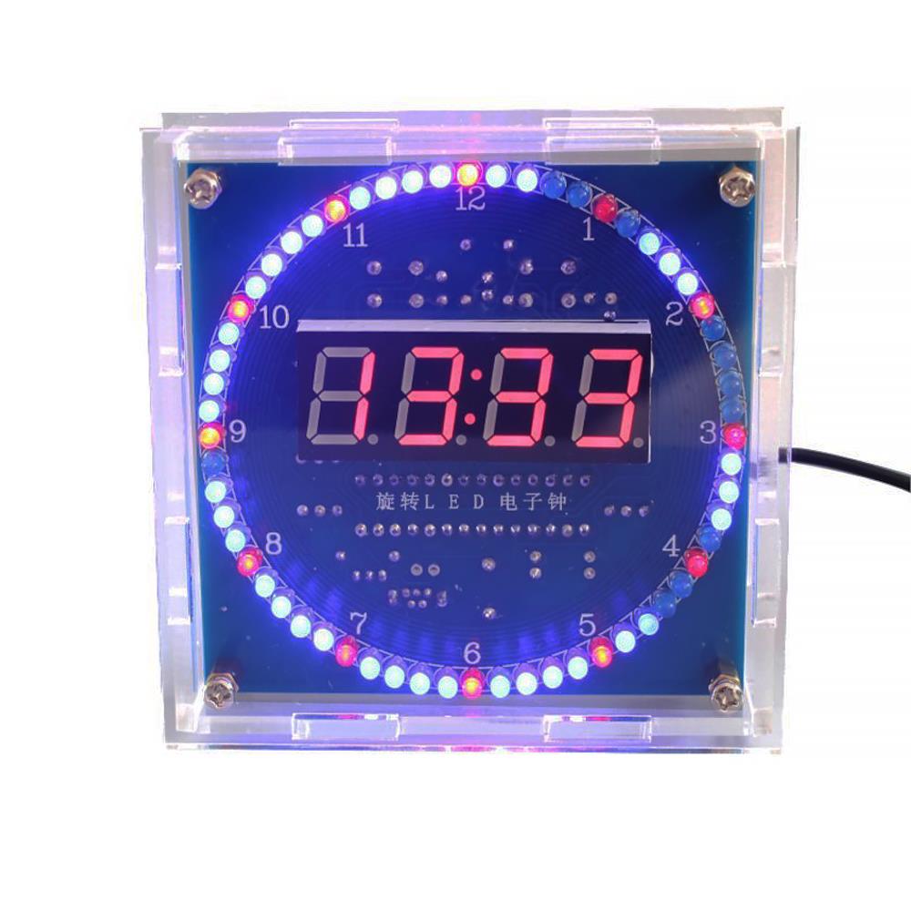 Diy Electronics For Adults - Kit d'horloge électronique LED rotative, bricolage,