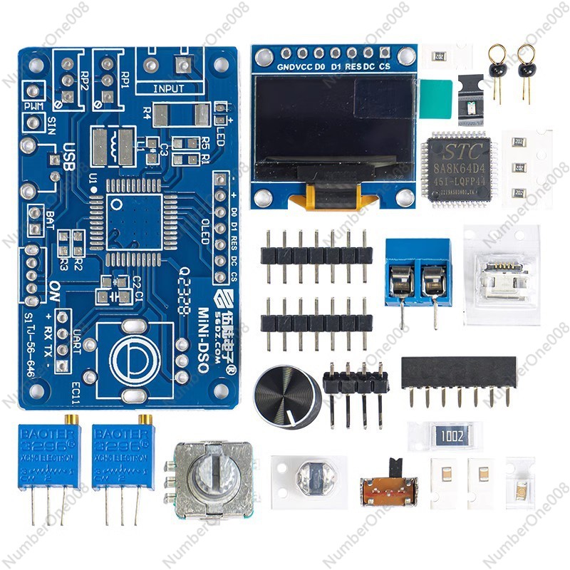 Oscilloscope Dso Mini - Kit DIY d'oscilloscope miniature TJ-56-646 DSO,