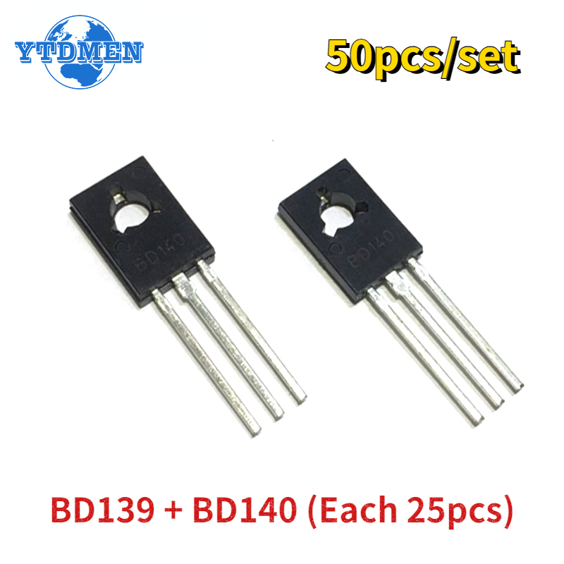 Lm317 Voltage Regulator - 50 pièces/ensemble Transistor BD139 BD140 chacun