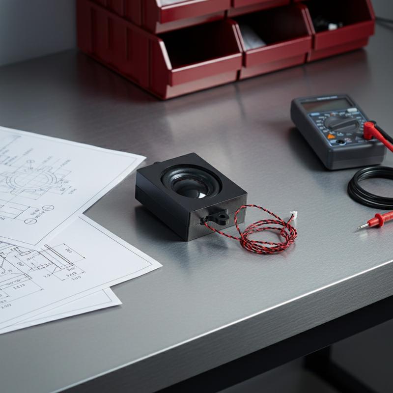 Diy Electronics Audio - Mini haut-parleur encastré 4,5W 50x45mm, haut-parleur
