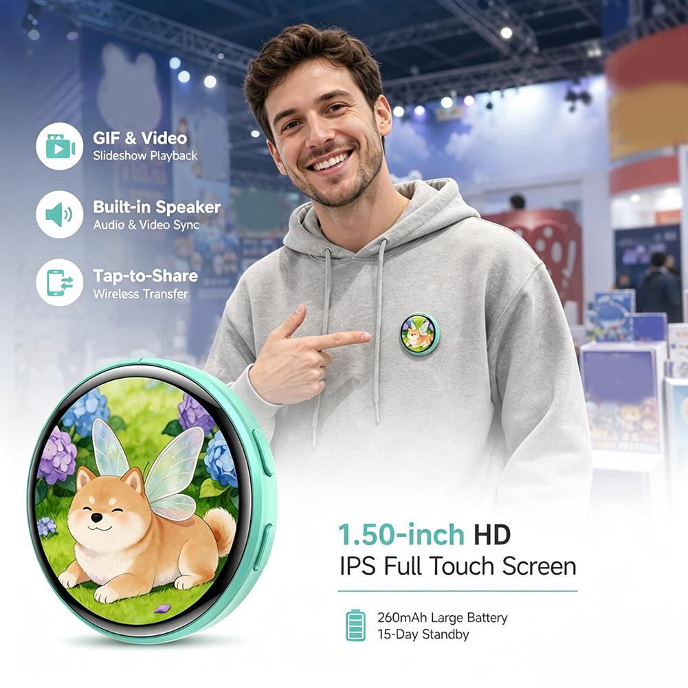 Badge électronique à écran IPS - Diy Electronics Videos avis et prix