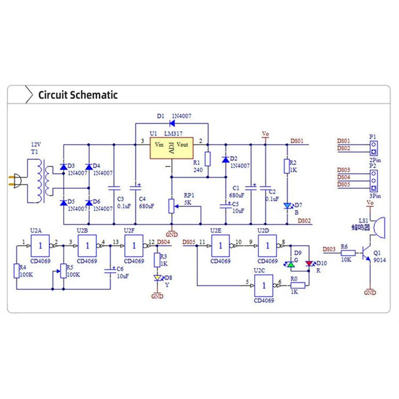 Kit de bricolage régulateur de - Lm317 Voltage Regulator avis et prix