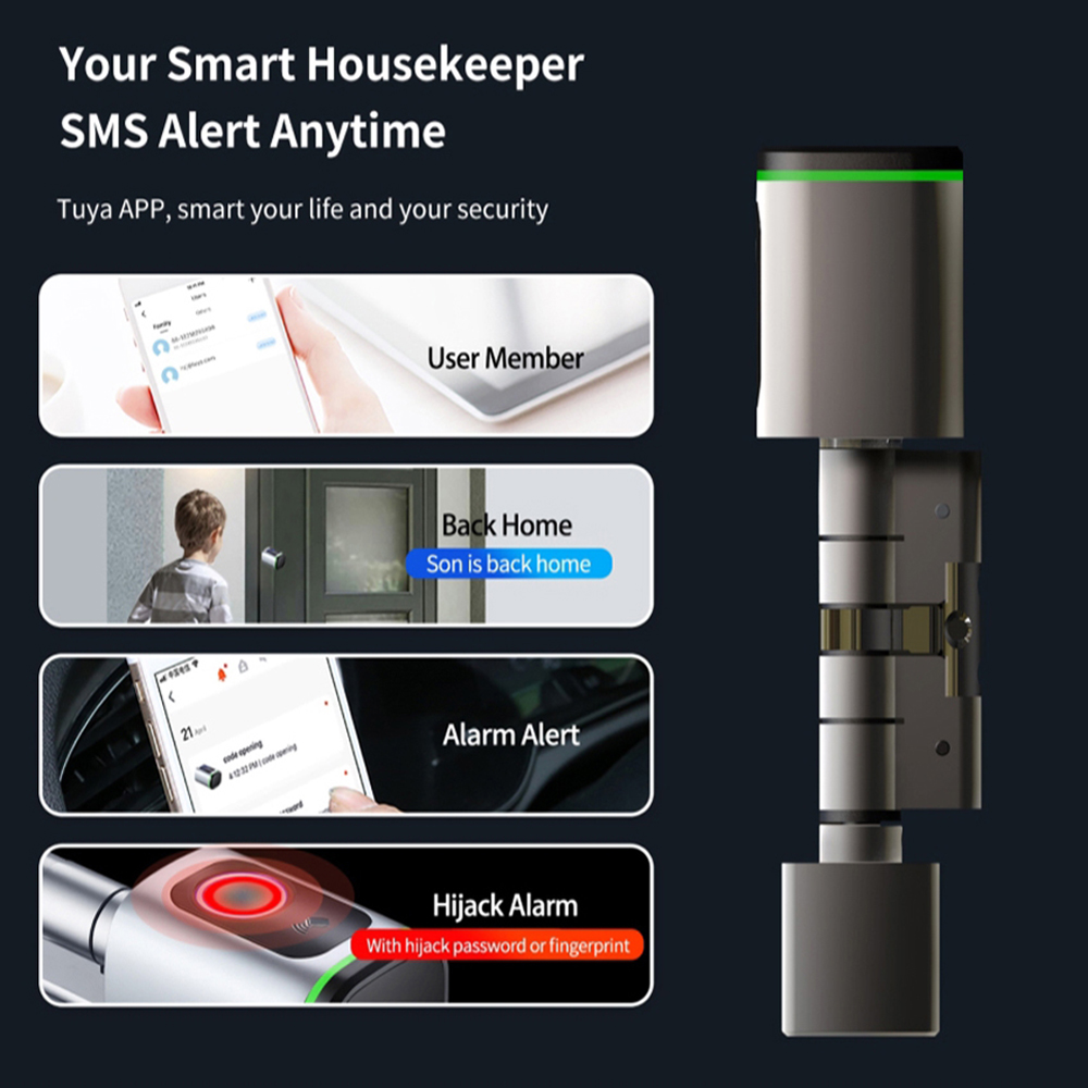 Zemismart-Serrure de porte éle - Diy Waterproof Electronics avis et prix