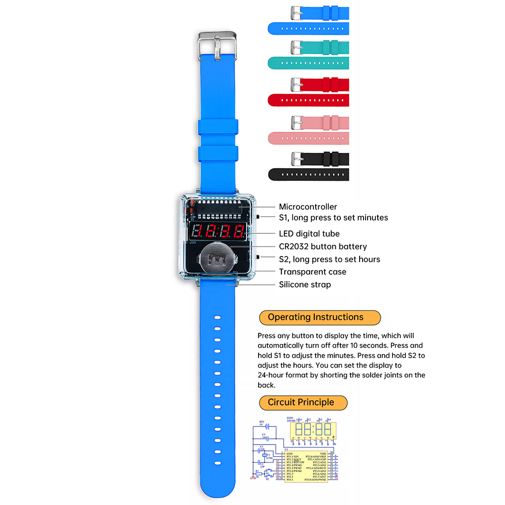 Kit de montre électronique à m - Diy Electronics For Adults avis et prix